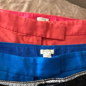 2 J Crew shorts /black American eagle shorts so 12